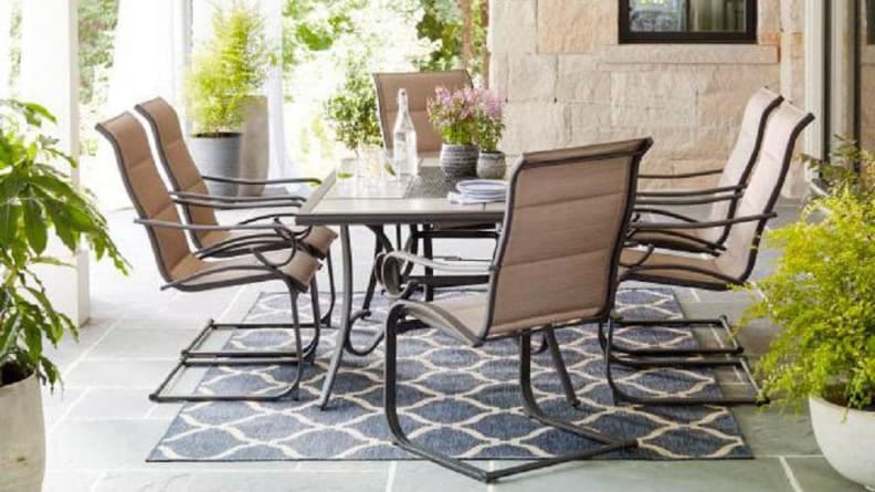 at home outdoor dining set